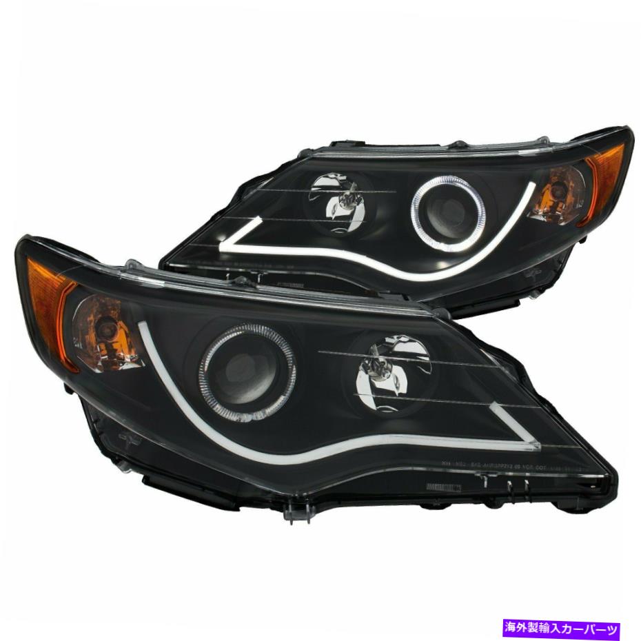 USヘッドライト アナゾブラックLED DRLプロジェクターヘッドライト12-13トヨタカムリー121512 ANZO Black LED DRL Projector Headlights with Halo For 12-13 Toyota Camry 121512【並行輸入品】 77,084円