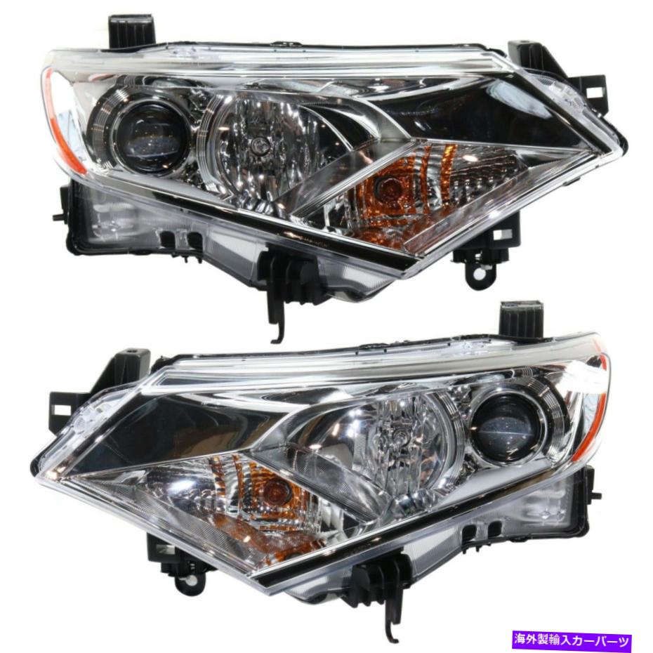 USヘッドライト 2012-2017日産クエストペアドライバーと助手席側CAPAのヘッドライト Headlight For 2012-2017 Nissan Quest Pair Driver and Passenger Side CAPA【並行輸入品】