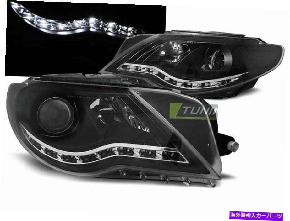 USヘッドライト ヘッドライトLED DRL VW Passat CCの日光ブラックワールドワイドFreeship US LP Headlights LED DRL Look for VW PASSAT CC Daylight Black WorldWide FreeShip US LP【並行輸入品】