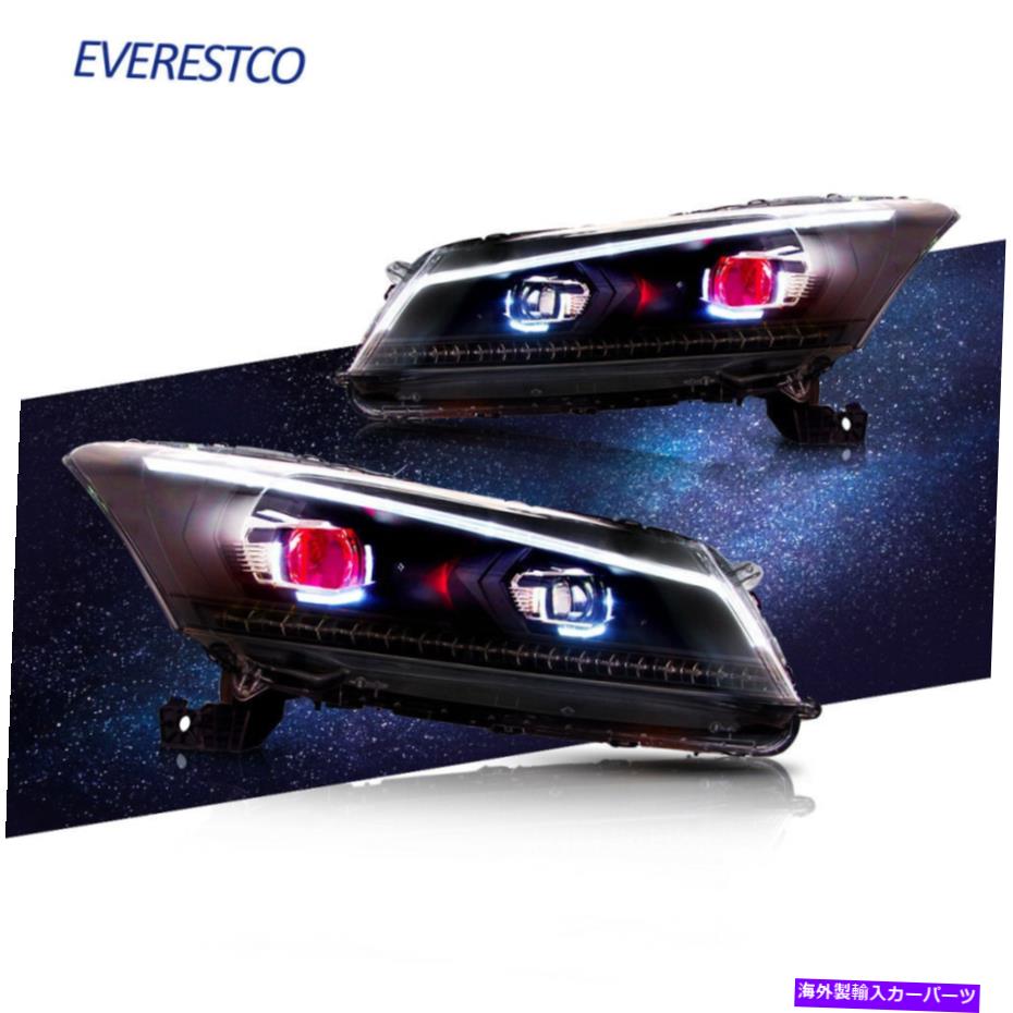 USヘッドライト Demon Eyes 2008-2012ホンダ協定のためのProjectorのヘッドライトのランプ Demon Eyes DRL LED Projector Headlights Lamps For 2008-2012 Honda Accord【並行輸入品】｜Us Custom Parts Shop USDM