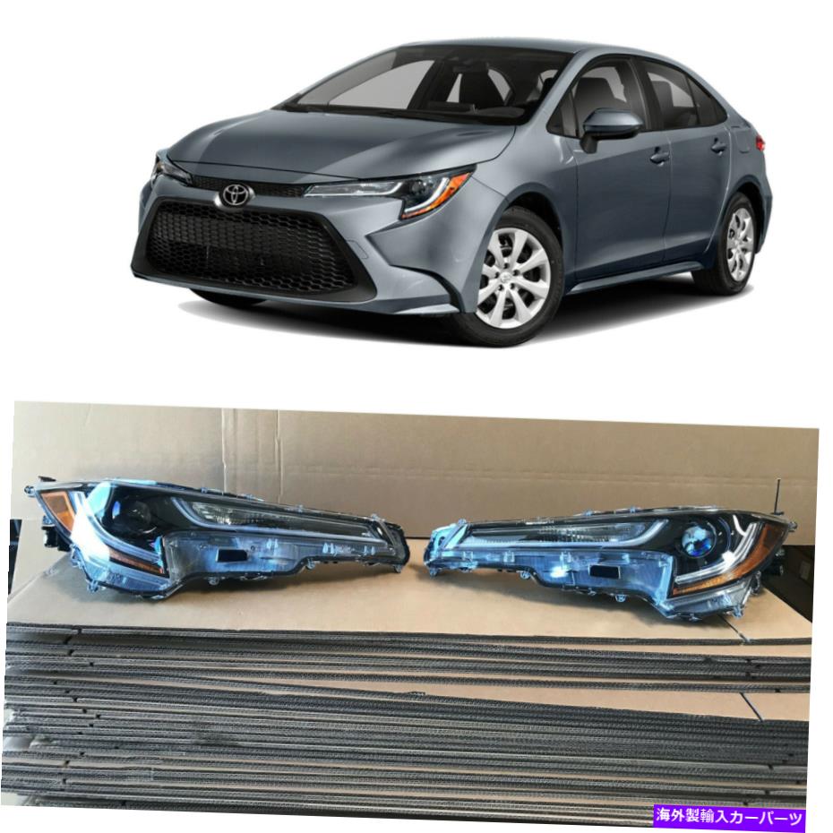 USヘッドライト 2021年のHeadlight Headlampアセンブリの交換セットTOYOTA COROLLA LE XLE Headlight Headlamp Assembly Replacement Set for 2020 2021 Toyota Corolla LE XLE【並行輸入品】｜Us Custom Parts Shop USDM