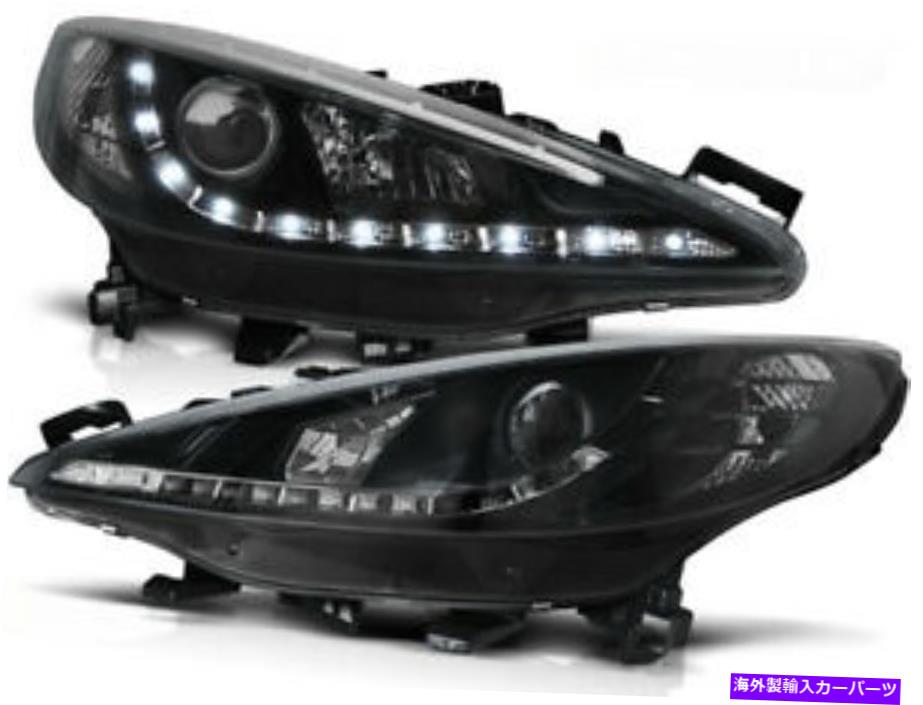 USヘッドライト Peugeot 207 2006 2007 2009 Headlights LPPE23日光ブラック PEUGEOT 207 2006 2007 2008 2009 HEADLIGHTS LPPE23 DAYLIGHT BLACK【並行輸入品】｜Us Custom Parts Shop USDM