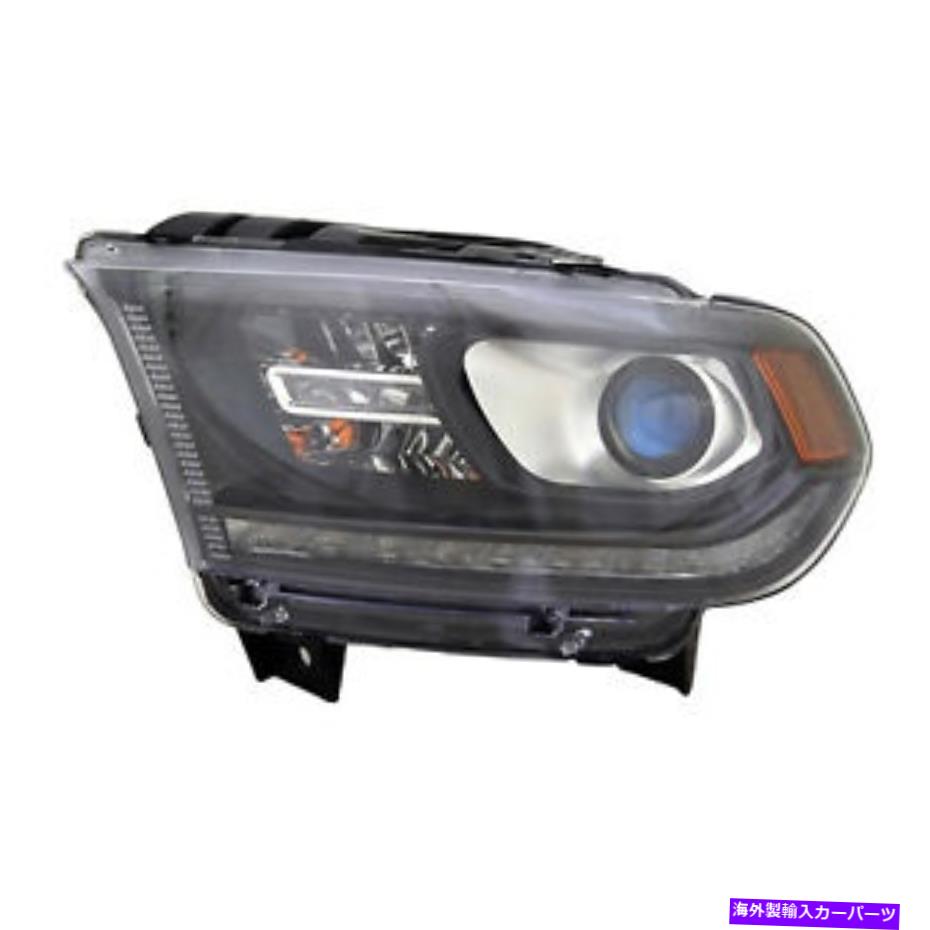 USヘッドライト 2016-2020 Dodge Durango左サイドヘッドライトW / LED DRLブラックトリム For 2016-2020 Dodge Durango Left Side Headlight w/LED DRL Black Trim【並行輸入品】｜Us Custom Parts Shop USDM