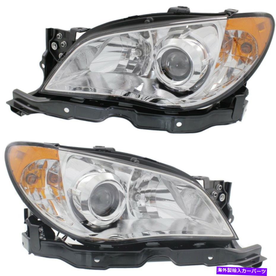 USヘッドライト 2007年スバルインプレッサペアドライバーと助手席側CAPAのヘッドライト Headlight For 2007 Subaru Impreza Pair Driver and Passenger Side CAPA【並行輸入品】｜Us Custom Parts Shop USDM