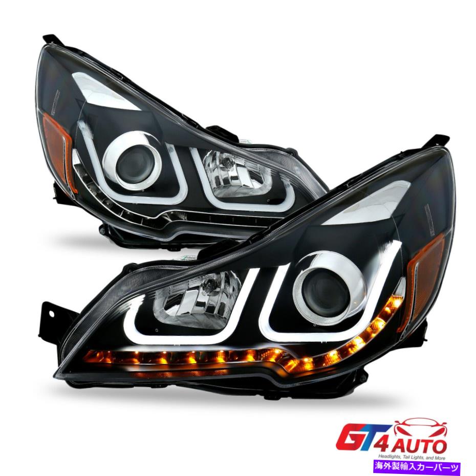 USヘッドライト 10-14 Subaru Outback / Legacy用ブラックプロジェクターヘッドライト(U Type + LED信号) Black Projector Headlights (U Type+LED Signal) for 10-14 Subaru Outback / Legacy【並行輸入品】|Us Custom Parts Shop USDM