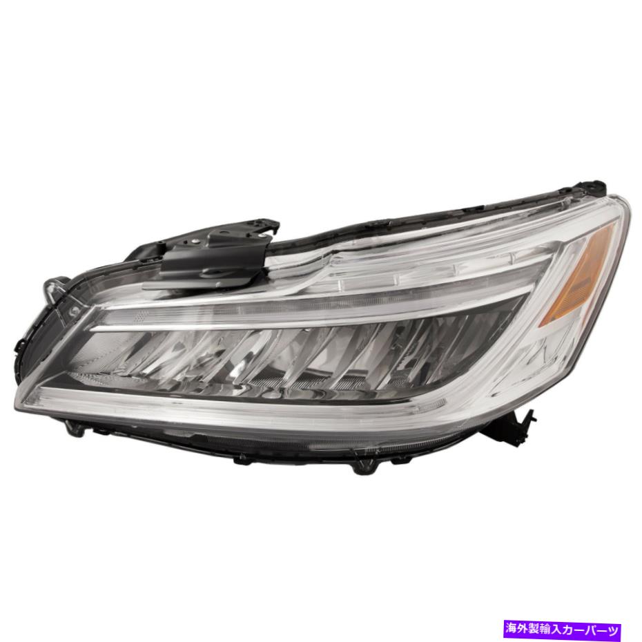 USヘッドライト ヘッドライトLEDタイプW / DRL 4DRツーリングモデル左フィット16-2017ホンダアコード Headlight LED Type w/DRL 4Dr Touring Model Left Fits 16-2017 Honda Accord【並行輸入品】