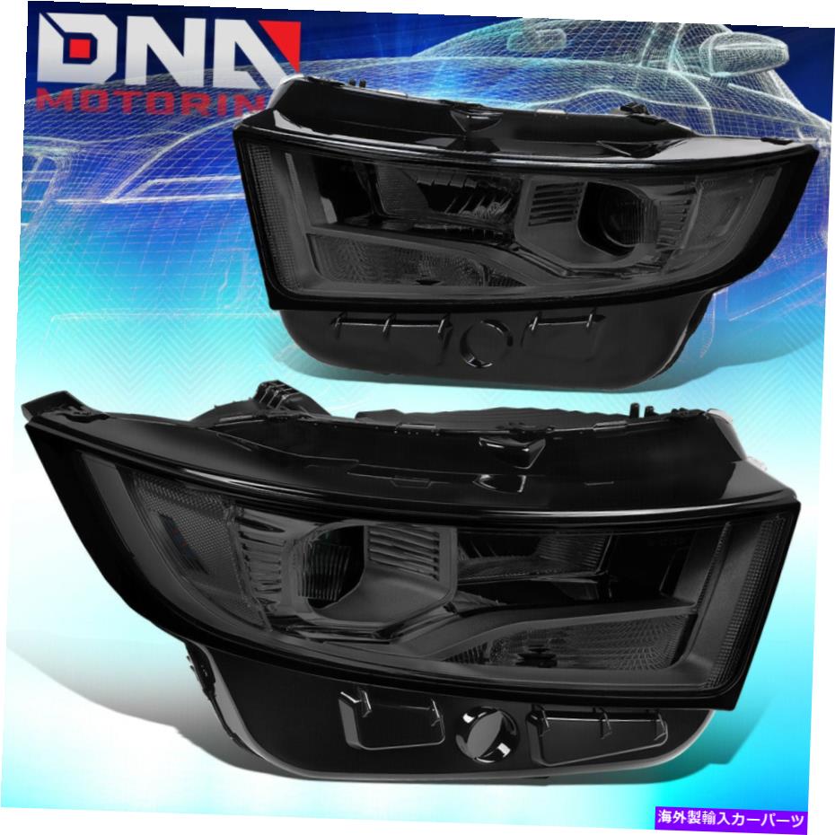USヘッドライト 2015-2018フォードエッジペアファクトリースタイルプロジェクターヘッドライトランプ FOR 2015-2018 FORD EDGE PAIR FACTORY STYLE PROJECTOR HEADLIGHT LAMP SMOKED CLEAR【並行輸入品】|Us Custom Parts Shop USDM