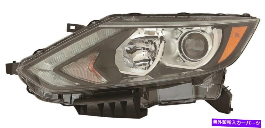 USヘッドライト 日産ローグスポーツ2017-2019左ドライバーヘッドライトヘッドライトフロントランプ FITS NISSAN ROGUE SPORT 2017-2019 LEFT DRIVER HEADLIGHT HEAD LIGHT FRONT LAMP【並行輸入品】