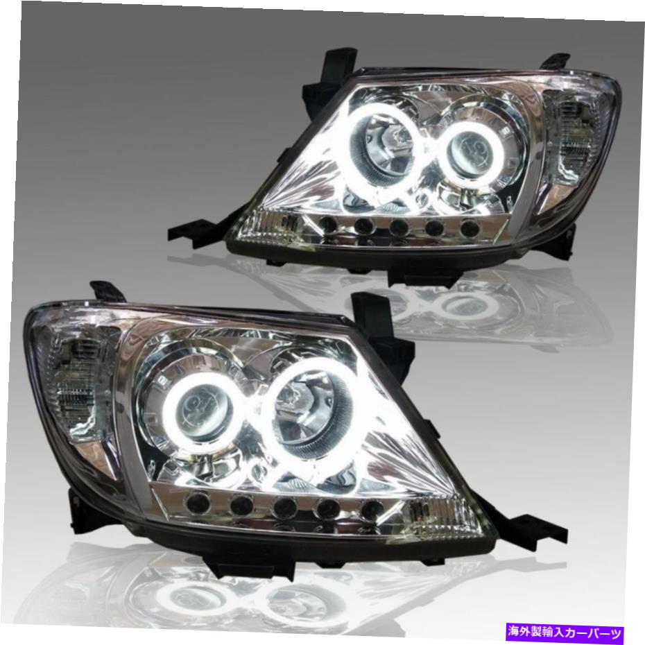 USヘッドライト トヨタヒルクビーゴMK6 2005-2011用フロントランプクリアレンヘッドライトプロジェクター FRONT LAMP CLEAR LEN HEADLIGHT PROJECTOR FOR TOYOTA HILUX VIGO MK6 2005-2011【並行輸入品】