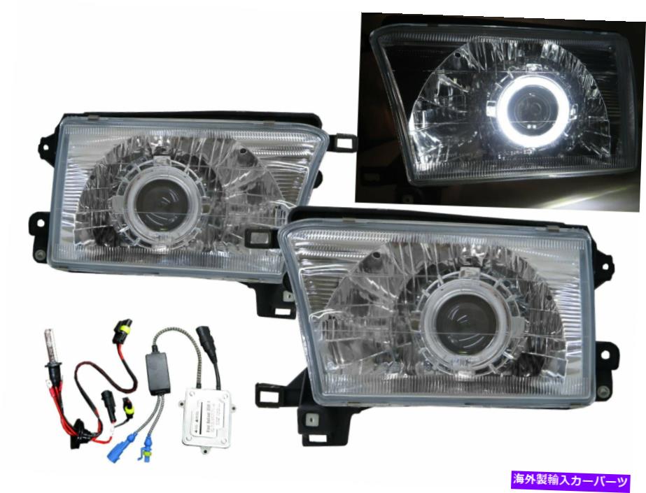USヘッドライト 4RUNNER N180 MK3 95-02 5DガイドLED Halo HIDヘッドライトCH V2トヨタLHD 4Runner N180 MK3 95-02 5D Guide LED Halo HID Headlight CH V2 for TOYOTA LHD【並行輸入品】