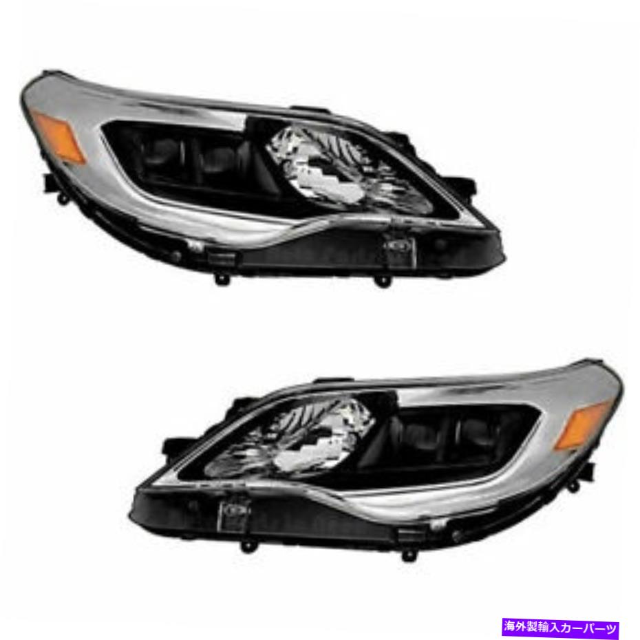 USヘッドライト Ty Avalon 2016 2017 2017 2017 2017 2018 Headlight W /ハロゲン右＆左ペアセット FIT FOR TY AVALON 2016 2017 2018 HEADLIGHT W/HALOGEN RIGHT & LEFT PAIR SET【並行輸入品】