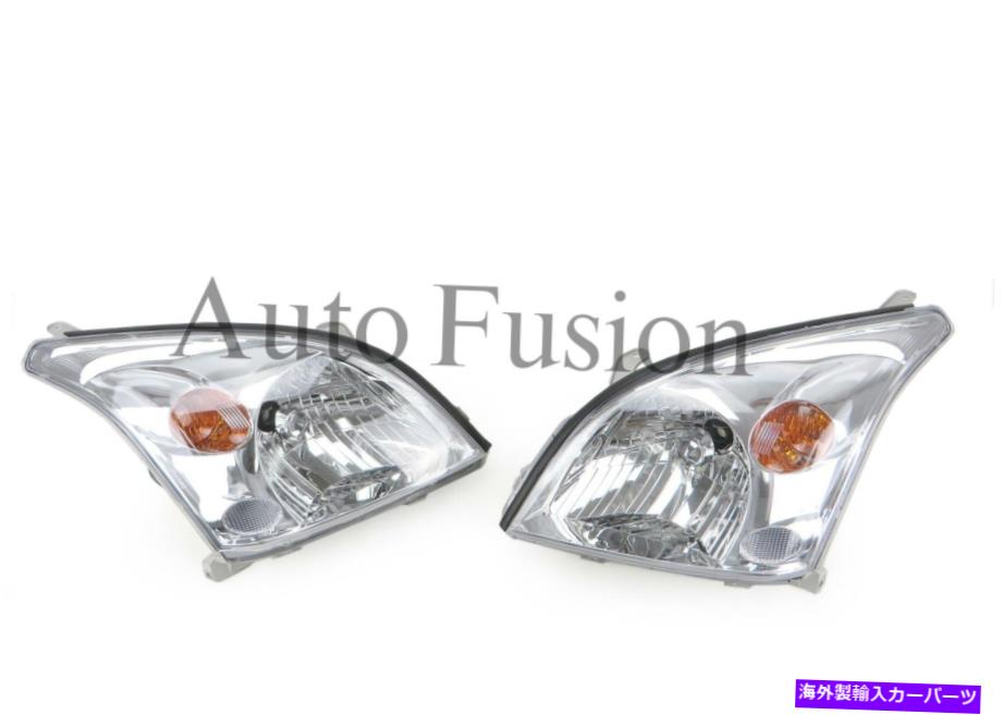 USヘッドライト トヨタプラドJ120（2003-2009）用ヘッドライトペア Headlights Pair For Toyota Prado J120 (2003-2009)【並行輸入品】｜Us Custom Parts Shop USDM