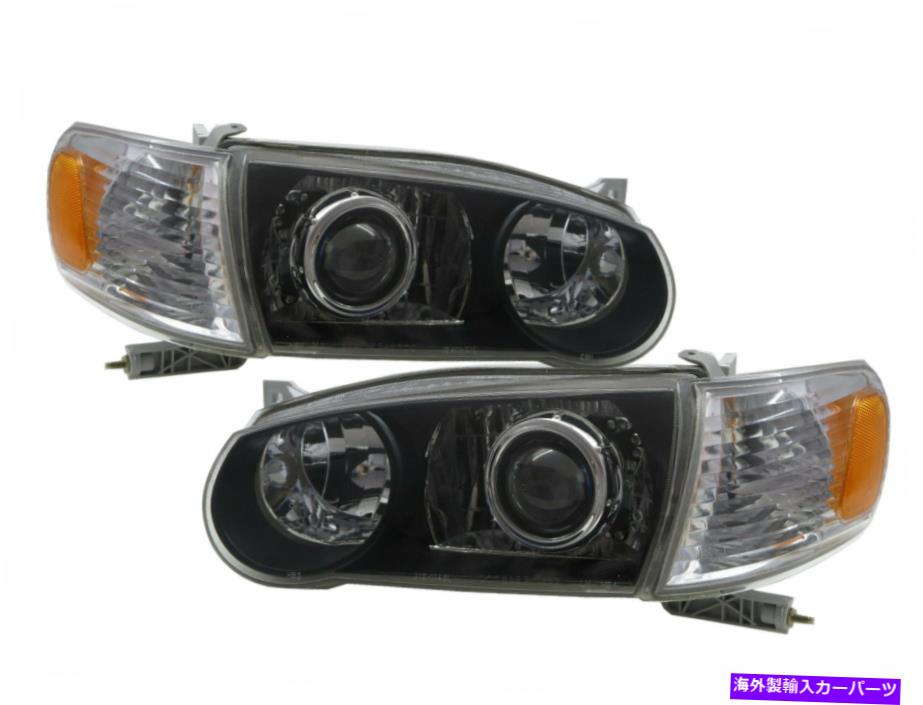 USヘッドライト Corolla E110 MK8 01-02 Facelift 4Dプロジェクターヘッドライトブラック米国トヨタLHD Corolla E110 MK8 01-02 FACELIFT 4D Projector Headlight Black US for TOYOTA LHD【並行輸入品】｜Us Custom Parts Shop USDM