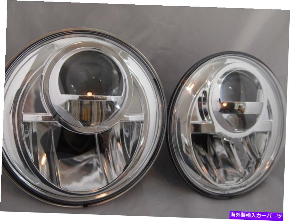 USヘッドライト NCC NoldenフルLED Bi LED Hi-LoヘッドライトクロームDRLヘッドライト7 "177mm NCC Nolden Full LED Bi-LED Hi-Lo Head Lights Chrome DRL Headlights 7" 177mm【並行輸入品】｜Us Custom Parts Shop USDM