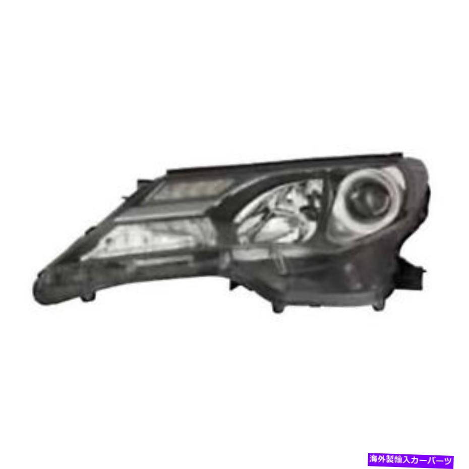 USヘッドライト 2013年からトヨタRAV4のためのLED電気が付いている左側のヘッドライト前面光 - LEFT side headlight front light with LED Electric for TOYOTA RAV4 from 2013-【並行輸入品】|Us Custom Parts Shop USDM