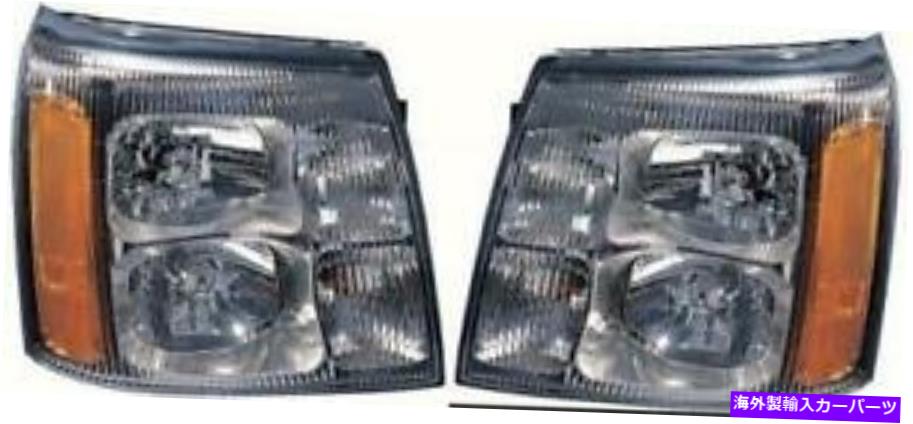 USヘッドライト サイド/ペアフィット2003 - 2006キャデラックエスカレードフロントヘッドライトアセンブリ SIDE/PAIR fits 2003 - 2006 Cadillac Escalade Front Headlight Assembly【並行輸入品】｜Us Custom Parts Shop USDM