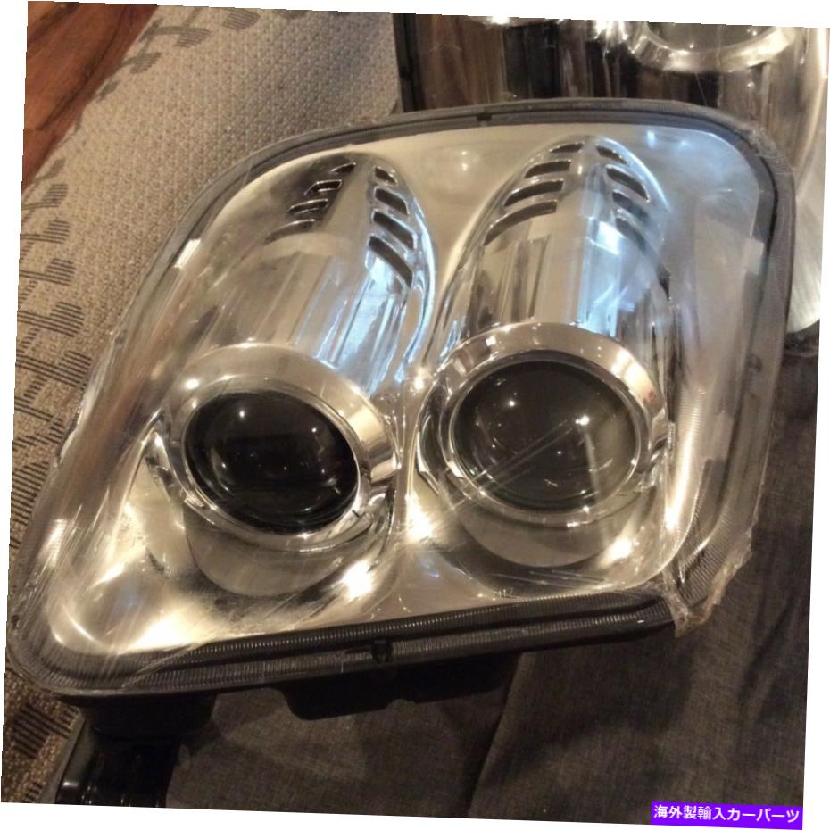 USヘッドライト Chevy Corvette C5 1997-2004 Chromeデュアルプロジェクターヘッドライト Chevy Corvette C5 1997-2004 Chrome Dual Projector Headlights【並行輸入品】