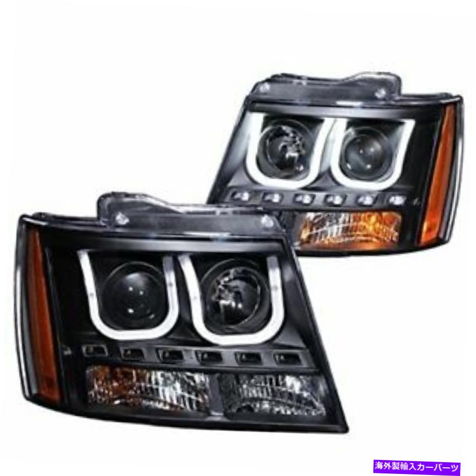 USヘッドライト Anzousa 111273プロジェクターヘッドライトセット AnzoUSA 111273 Projector Headlight Set【並行輸入品】