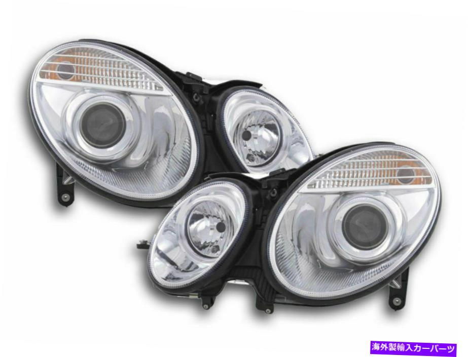 USヘッドライト キセノンヘッドライトメルセデスE-CLASSEタイプW211 YR用のフロントライト。 02-06 Chrom XENON headlights front lights for Mercedes E-Classe type W211 Yr. 02-06 chrom【並行輸入品】
