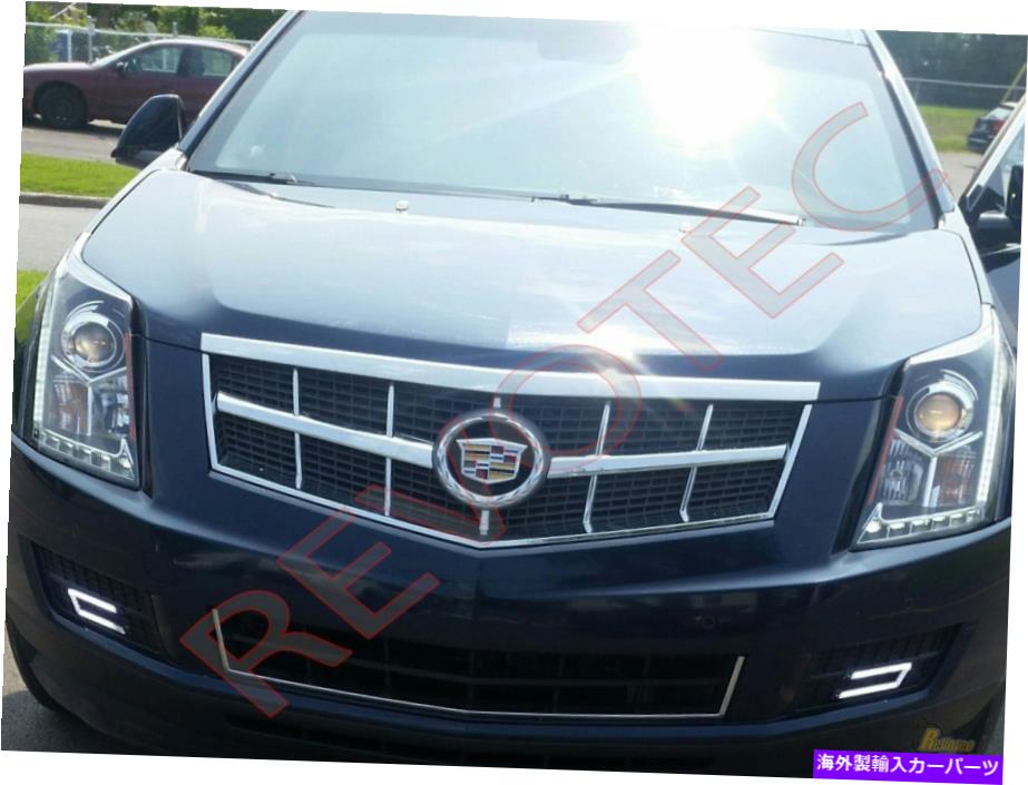 USヘッドライト 2010-2016 Cadillac SRX LEDストリップブラックプロジェクターヘッドライトRH＆LH 12 13 14 15 2010-2016 Cadillac SRX LED Strip Black Projector Headlights RH & LH 12 13 14 15【並行輸入品】
