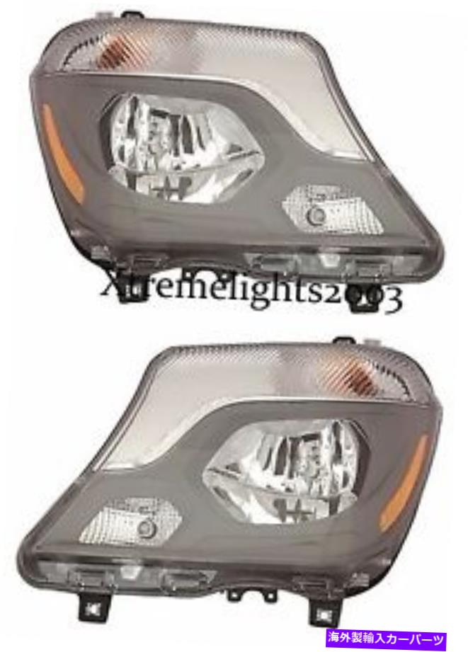 USヘッドライト メルセデスベンツスプリンター2014-2016ペアヘッドライトフロントライト FITS MERCEDES BENZ SPRINTER 2014-2016 PAIR HEADLIGHTS HEAD LAMPS FRONT LIGHTS【並行輸入品】