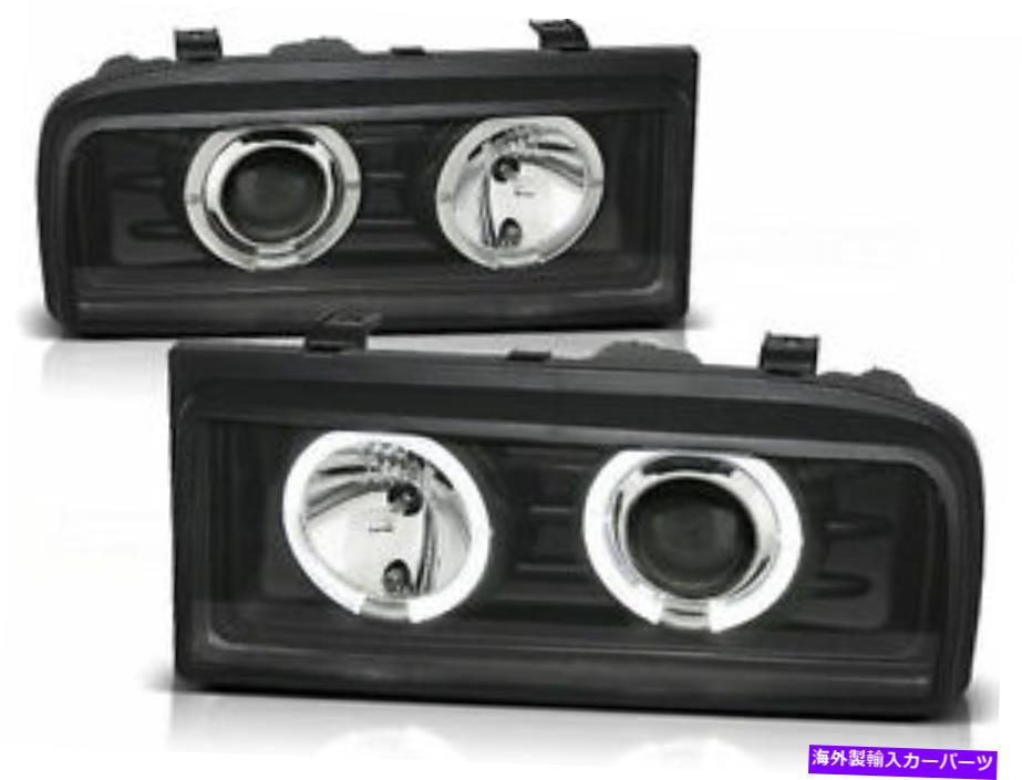 USヘッドライト Angel Eyes Headlight Volkswagen Corrado 88-95クリア/ブラックフィニッシュ Angel Eyes Headlight Set FOR Volkswagen Corrado 88-95 clear / black finish【並行輸入品】｜Us Custom Parts Shop USDM