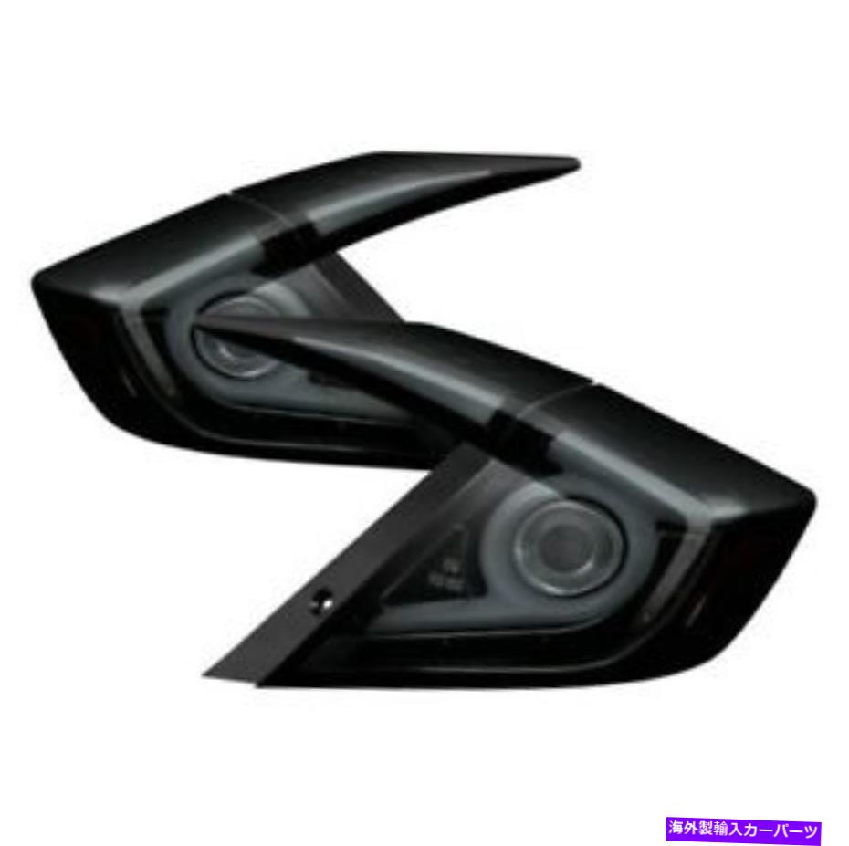 USヘッドライト Spyder 5086440ライトバーLEDテールライト16-19HONDA CIVIC NEWのための黒い煙 Spyder 5086440 Light Bar LED Tail Lights Black Smoke For 16-19Honda Civic NEW【並行輸入品】|Us Custom Parts Shop USDM