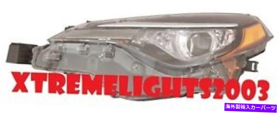 USヘッドライト トヨタカローラ2017左ドライバーW / LED DRL LEDヘッドライトヘッドライトフロントランプ TOYOTA COROLLA 2017 LEFT DRIVER W/LED DRL LED HEADLIGHT HEAD LIGHT FRONT LAMP【並行輸入品】