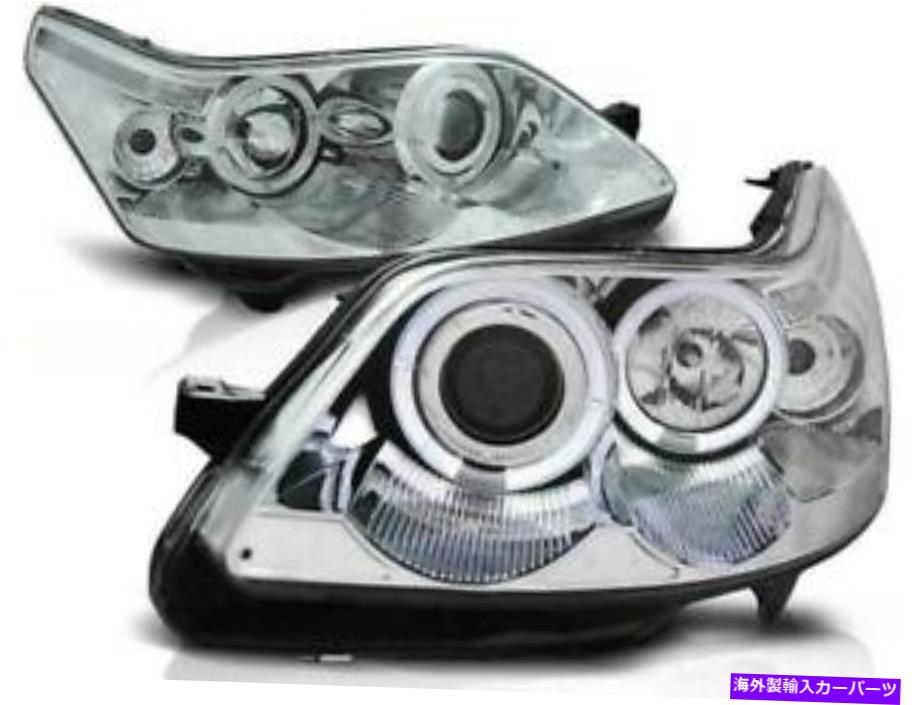 USヘッドライト Chrome Angel Eyes Headlights 2004年からCitroen C4のために設定 Chrome Angel Eyes Headlights SET FOR Citroen C4 from 2004【並行輸入品】｜Us Custom Parts Shop USDM