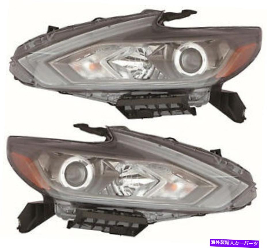 USヘッドライト 2016年2017年日産Altima Sedanヘッドライトペアセット For 2016 2017 Nissan Altima Sedan Headlights Pair Set【並行輸入品】｜Us Custom Parts Shop USDM