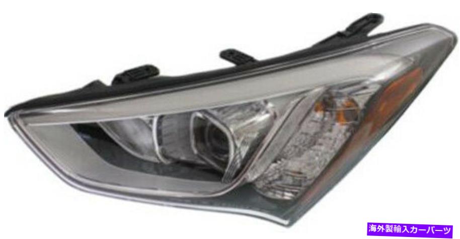 USヘッドライト 13-14 Hyundai Santa Feのための左運転側のヘッドライトヘッドランプ Left Driver Side Headlight Head Lamp for 13-14 Hyundai Santa Fe【並行輸入品】