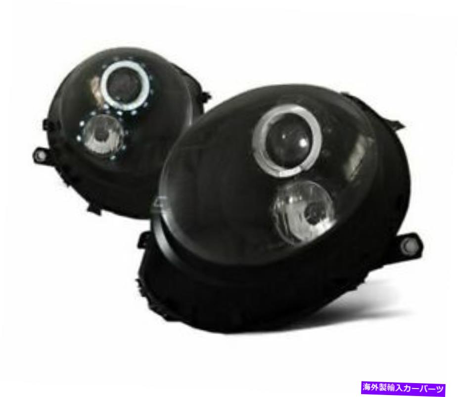 USヘッドライト ミニR56＆R57スモーク/ブラックヘッドライトヘッドランプ2006-2014モデル MINI R56 & R57 SMOKED / BLACK HEADLIGHTS HEADLAMPS 2006-2014 MODEL【並行輸入品】