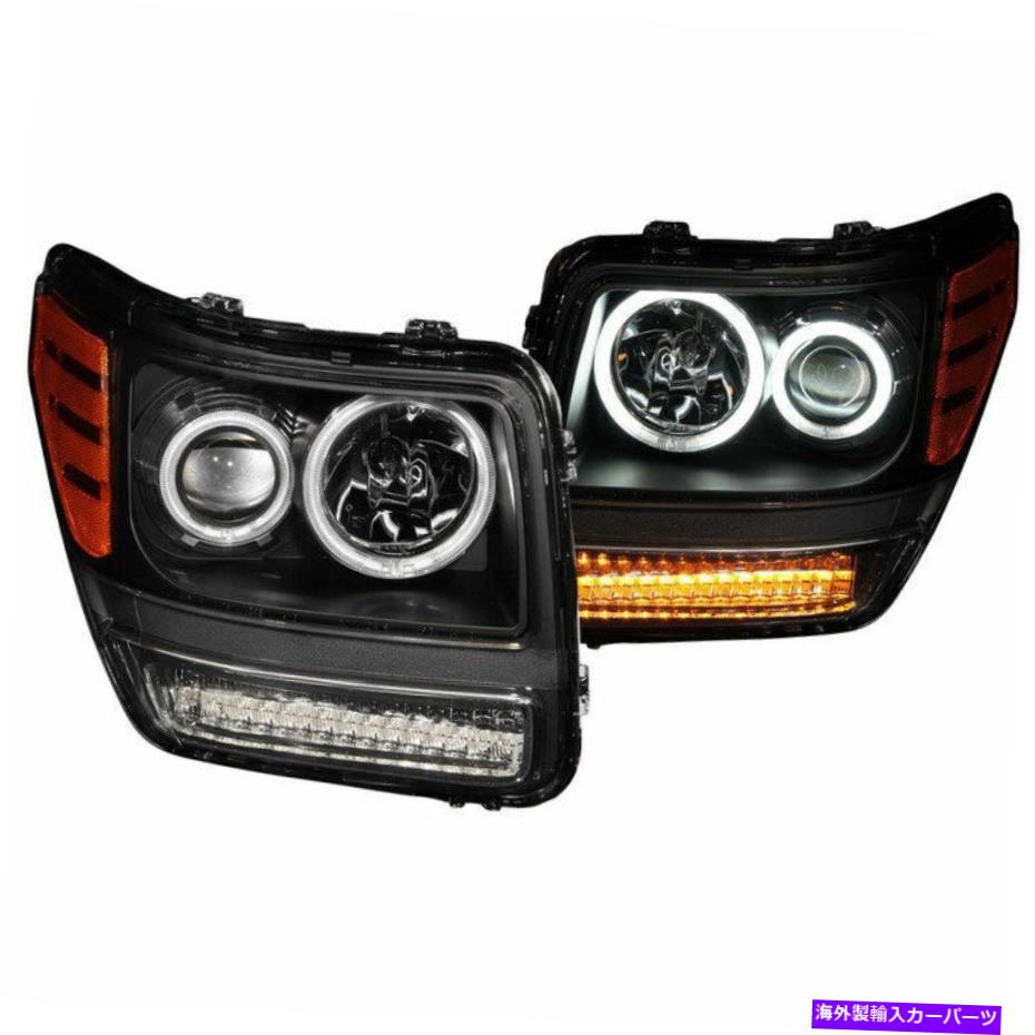 USヘッドライト Anzo USAプロジェクターヘッドライトG2ブラックW / Halo CCFL / Dodge Nitro 07-12用LED Anzo USA Projector Headlights G2 Black w/ Halo CCFL/LED for Dodge Nitro 07-12【並行輸入品】｜Us Custom Parts Shop USDM