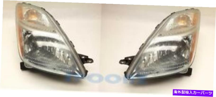 USヘッドライト トヨタプリウス2004-2005 HID型ヘッドライトヘッドランプペア - セット TOYOTA PRIUS 2004-2005 HID TYPE HEADLIGHT HEAD LAMP PAIR - SET【並行輸入品】
