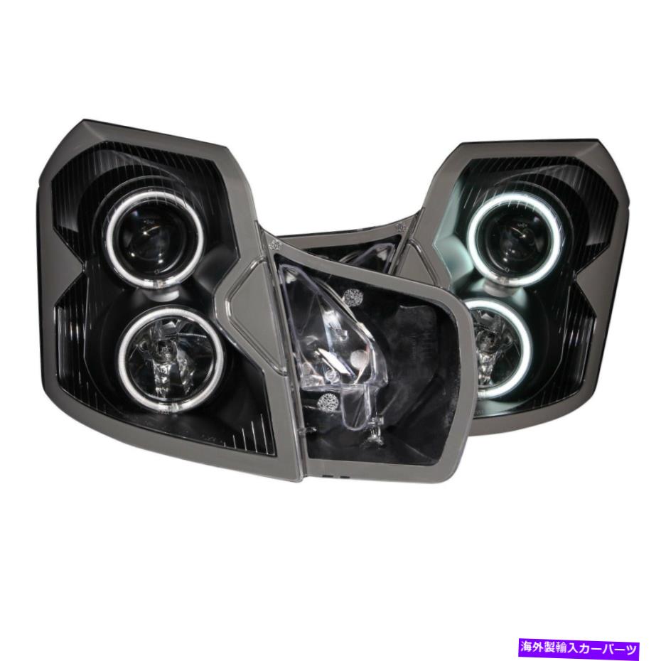 USヘッドライト Anzo 121417黒クリアレンズプロジェクターヘッドライトW / Halo for 03-07キャデラックCTS Anzo 121417 Black Clear Lens Projector Headlights w/ Halo for 03-07 Cadillac CTS【並行輸入品】｜Us Custom Parts Shop USDM