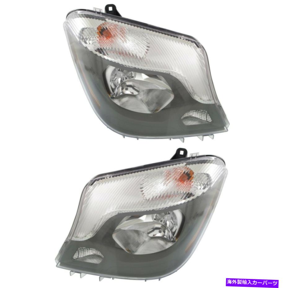USヘッドライト 2014-2017 Mercedes Benz Sprinter 2500左右2 PC Headlight Set For 2014-2017 Mercedes Benz Sprinter 2500 Left and Right 2Pc【並行輸入品】