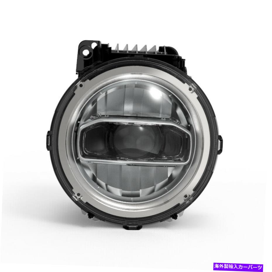 USヘッドライト ジープラングラーJL 2018 / GL2020のための高/ロービームの前面ラウンドLEDヘッドライト Front round led headlight with high /low beam for Jeep wrangler JL 2018/GL2020【並行輸入品】