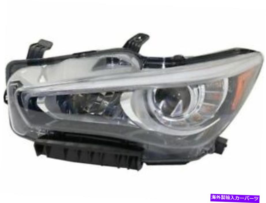 USヘッドライト 左 - 運転者側のヘッドライトアセンブリ7KMM65 2015年2015年2017年2017年 Left - Driver Side Headlight Assembly 7KMM65 for Q50 2015 2014 2017 2016【並行輸入品】｜Us Custom Parts Shop USDM