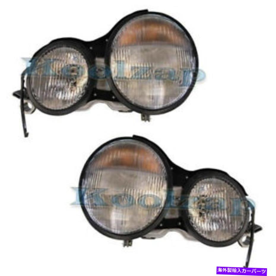 USヘッドライト メルセデスEクラスヘッドライトヘッドランプハロゲンヘッドライト左右サイドセットペア Mercedes E-Class Headlight Headlamp Halogen Head Light Left Right Side Set PAIR【並行輸入品】