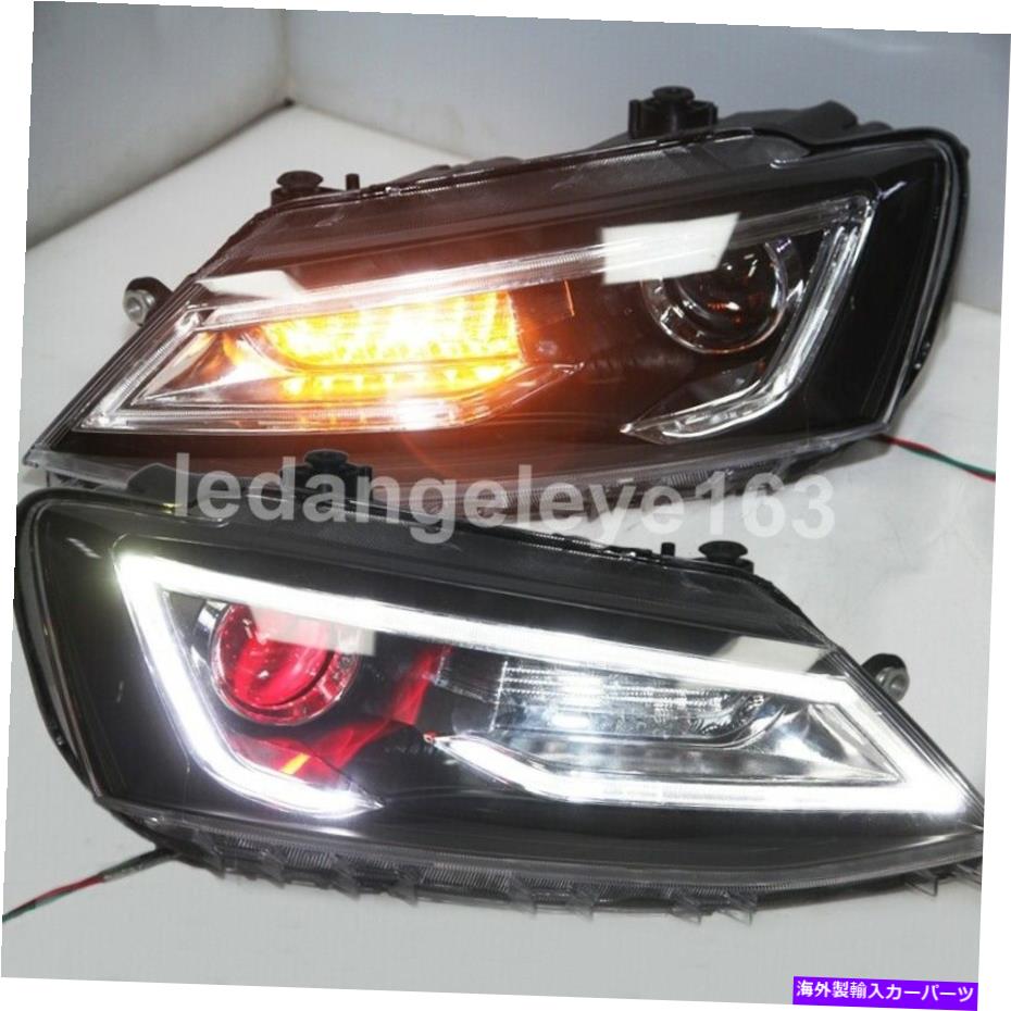 USヘッドライト LEDストリップヘッドライト2012-2018年VW Jetta MK6 Sagitar LEDヘッドランプYZ LED strip head lights For 2012-2018 year VW Jetta MK6 Sagitar LED head lamps YZ【並行輸入品】 78,673円