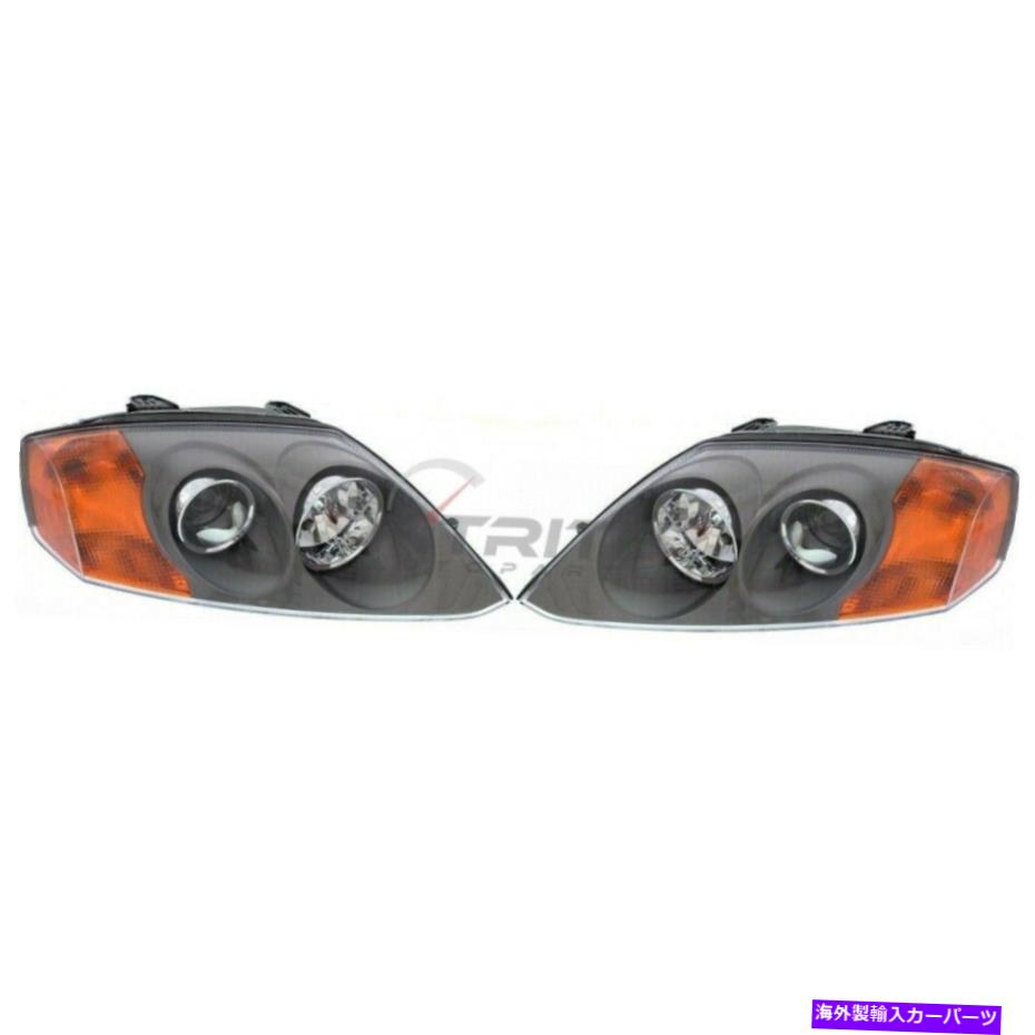 USヘッドライト 新しいLH＆RHヘッドライトアセンブリ2003-04フィットヒュンダイティブロンHY2502127 HY2503127 NEW LH & RH HEADLIGHT ASSEMBLY 2003-04 FITS HYUNDAI TIBURON HY2502127 HY2503127【並行輸入品】