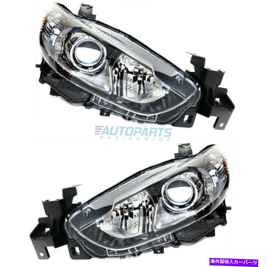 USヘッドライト 2つのハロゲンヘッドライトの新しいセット2014-17マツダ6 MA2518160 MA2519160 NEW SET OF TWO HALOGEN HEAD LIGHT FITS 2014-17 MAZDA 6 MA2518160 MA2519160【並行輸入品】｜Us Custom Parts Shop USDM