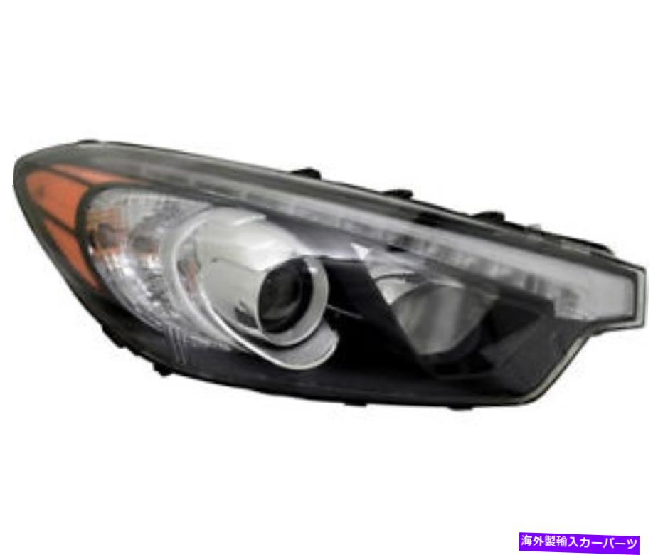 USヘッドライト HIDヘッドライトアセンブリW /電球右助手席側、2015年から2016年のKia Forte HID Headlight Assembly w/Bulb Right Passenger Side for 2015-2016 Kia Forte【並行輸入品】