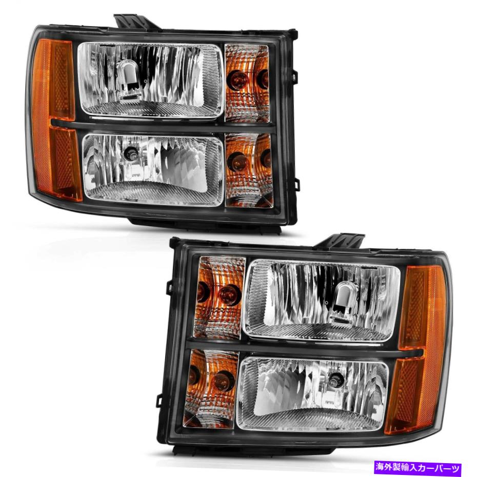 USヘッドライト Anzo USA 111430クリスタルヘッドライトセット Anzo USA 111430 Crystal Headlight Set【並行輸入品】