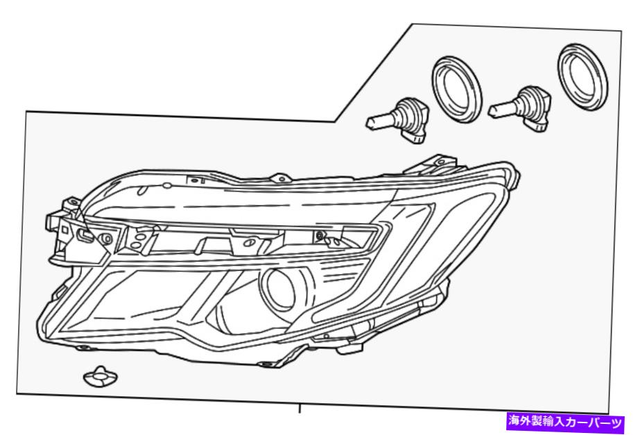 USヘッドライト 本物のホンダヘッドライトアセンブリL 33150-TG7-A02 Genuine Honda Headlight Assembly L 33150-TG7-A02【並行輸入品】