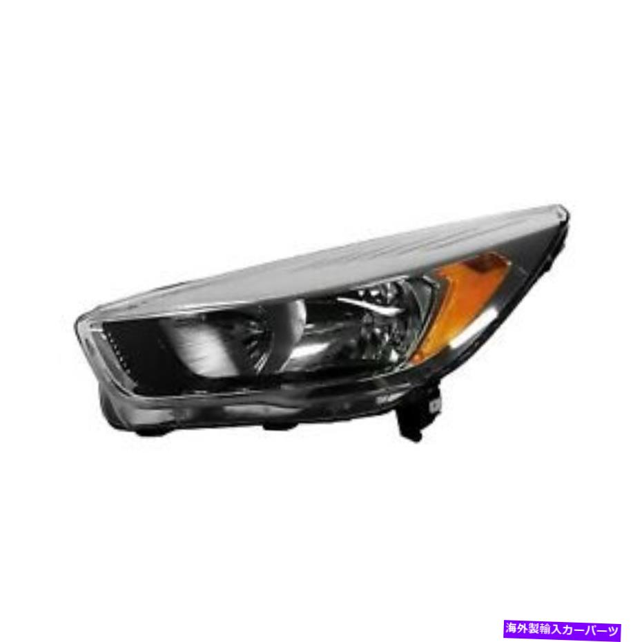 USヘッドライト ドライバー左LHヘッドランプアセンブリハロゲンクロームフィット2017 2018 2018 2019 Ford Escape Driver Left LH Headlamp Assembly Halogen Chrome fits 2017 2018 2019 Ford Escape【並行輸入品】