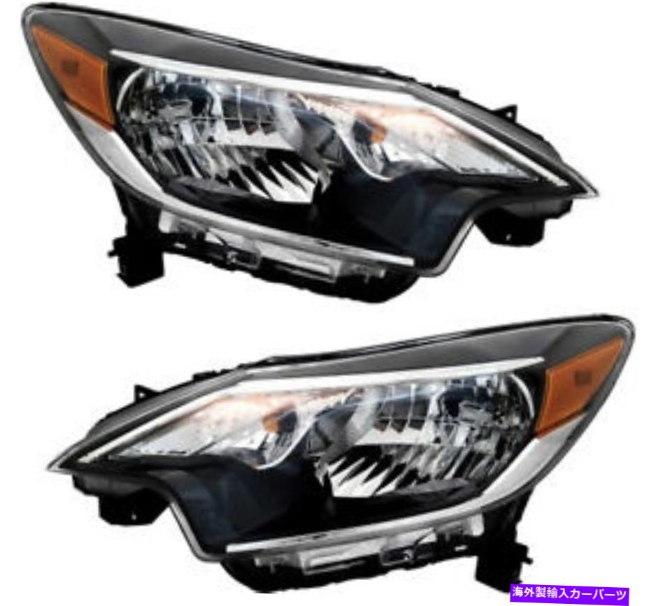 USヘッドライト 2017-2018日産のためのハロゲンヘッドライトヘッドライトアセンブリペアセット逆 Halogen Headlights Headlight Assembly Pair Set For 2017-2018 Nissan Versa Note【並行輸入品】|Us Custom Parts Shop USDM
