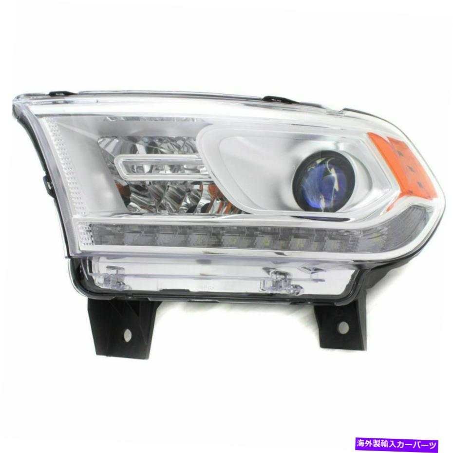 USヘッドライト LED DRL CH2502257付きダウランゴの新しいヘッドランプアセンブリドライバーサイドフィット NEW HEADLAMP ASSEMBLY DRIVER SIDE FITS DODGE DURANGO WITH LED DRL CH2502257【並行輸入品】|Us Custom Parts Shop USDM