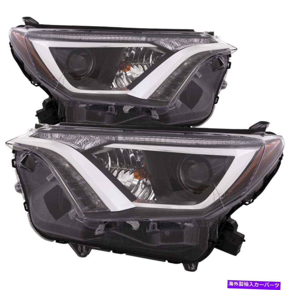 USヘッドライト ヘッドライトハロゲン左右のペアカーパは2016-2018トヨタRAV4アメリカが建てられました Headlights Halogen Left Right Pair CAPA Fits 2016-2018 Toyota Rav4 USA Built【並行輸入品】|Us Custom Parts Shop USDM
