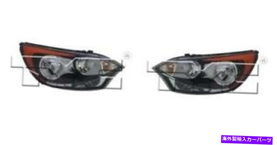 USヘッドライト 2012年 - 2016年 - 2016 Kia Rioフロントヘッドライトアセンブリの交換の住宅 SIDE/PAIR for 2012 - 2016 Kia Rio Front Headlight Assembly Replacement Housing【並行輸入品】｜Us Custom Parts Shop USDM